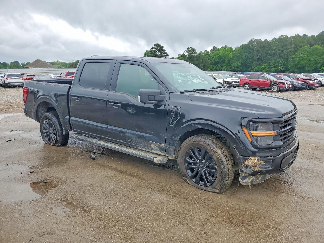 2025 Ford F150 Xlt Black vin: 1FTFW3LDXSFC03910