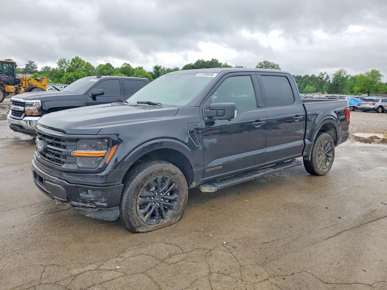 2025 Ford F150 Xlt Black vin: 1FTFW3LDXSFC03910