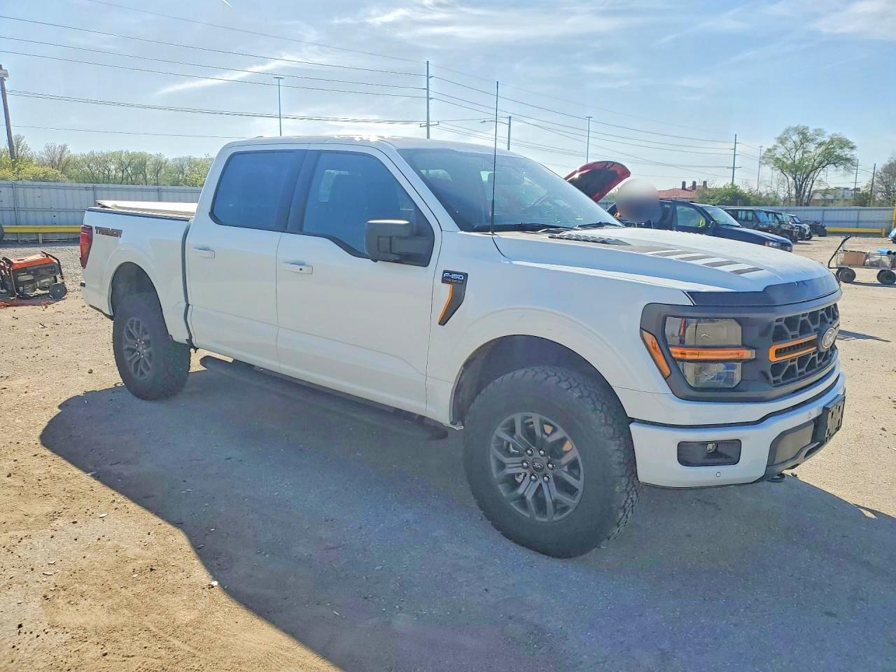 2025 Ford F150 Tremor White vin: 1FTFW4L80SFB68075