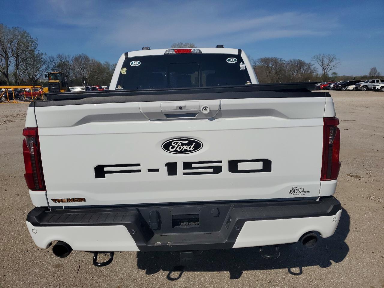 2025 Ford F150 Tremor White vin: 1FTFW4L80SFB68075