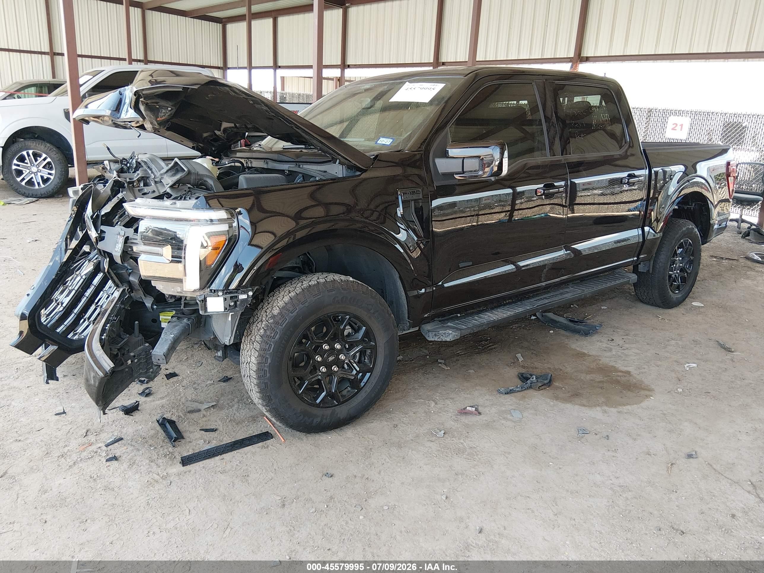 2025 Ford F-150 Lariat Black vin: 1FTFW5L52SKE79770