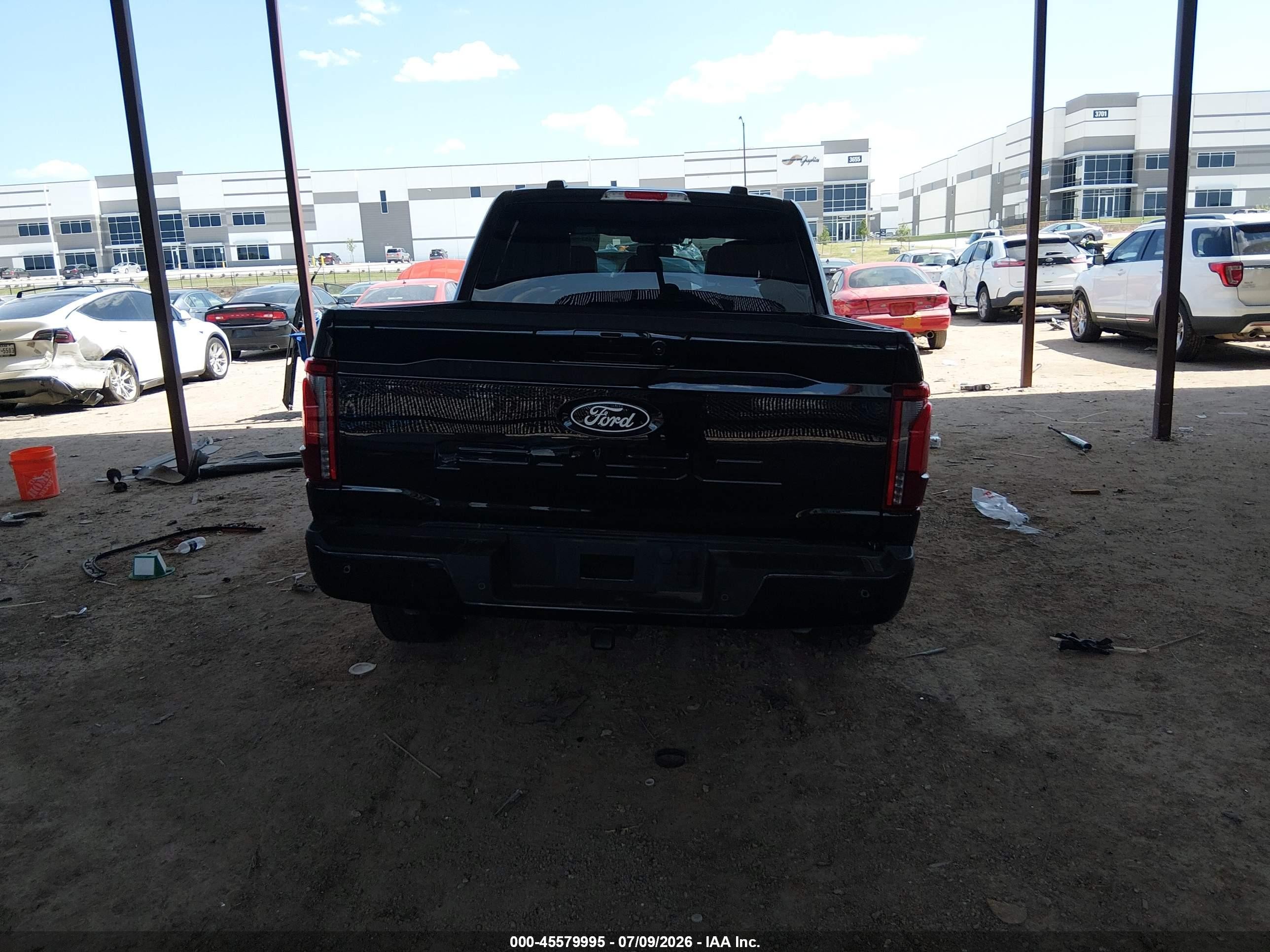 2025 Ford F-150 Lariat Black vin: 1FTFW5L52SKE79770