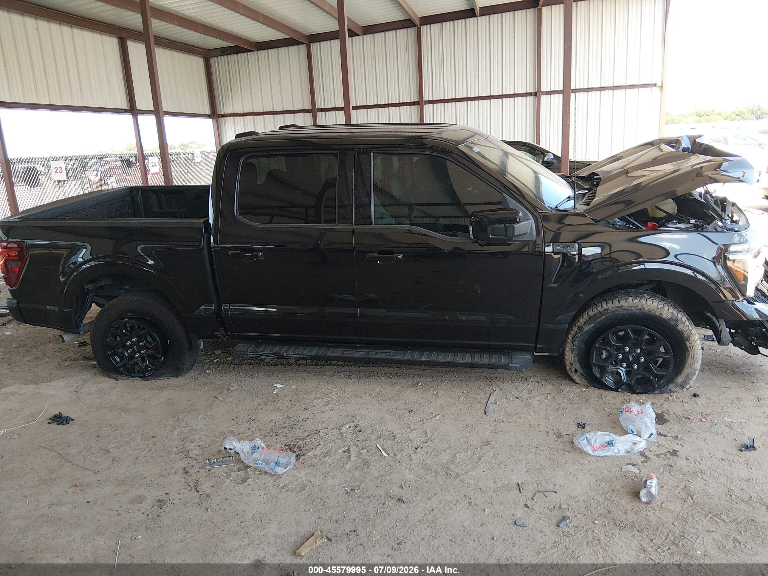 2025 Ford F-150 Lariat Black vin: 1FTFW5L52SKE79770