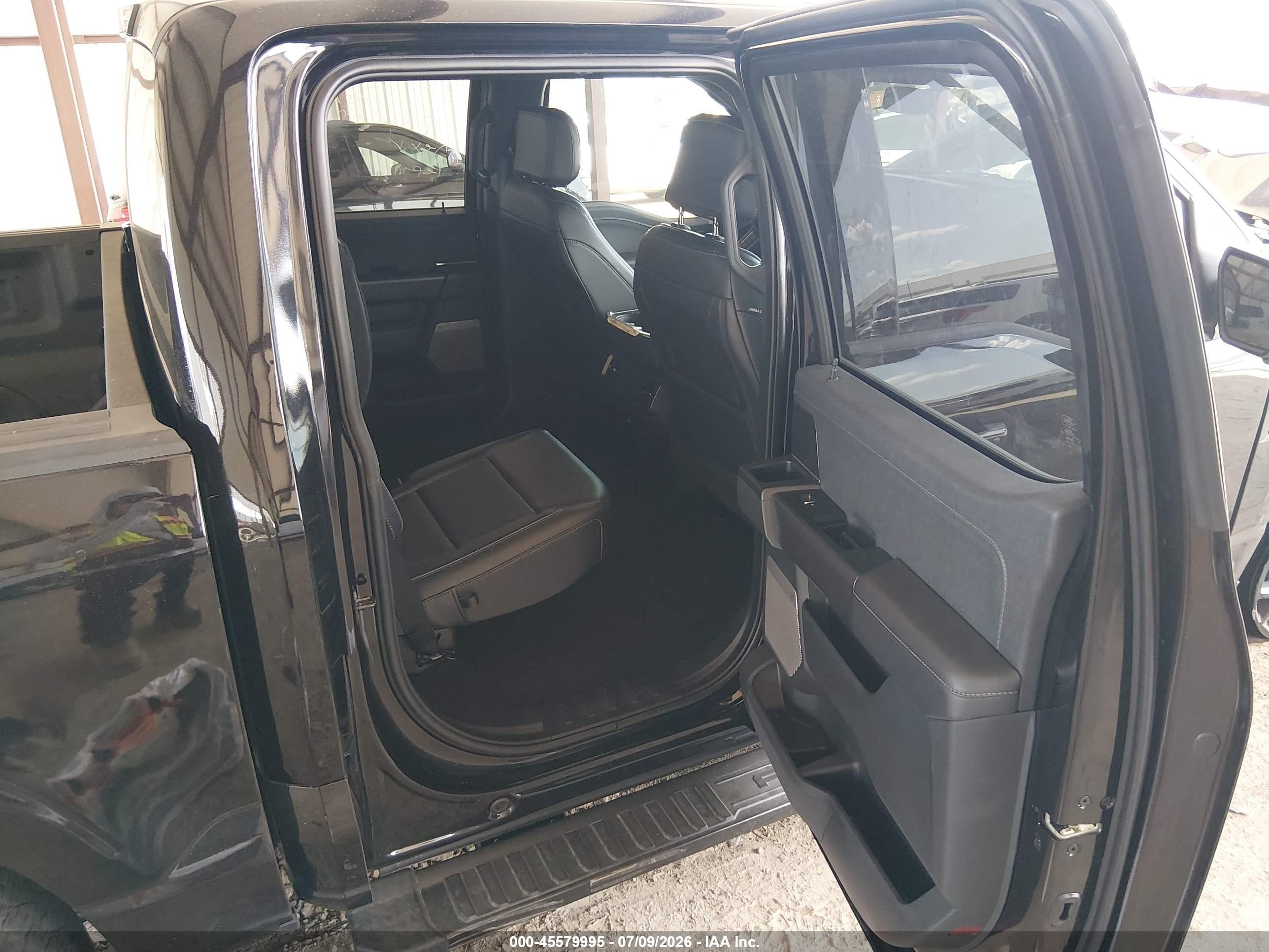 2025 Ford F-150 Lariat Black vin: 1FTFW5L52SKE79770