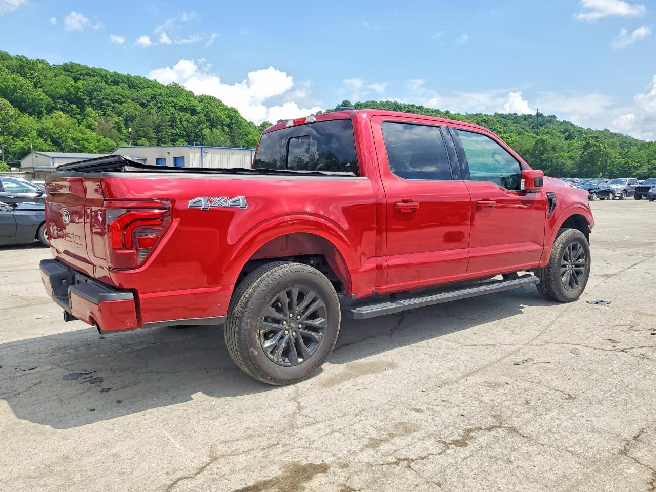 2025 Ford F150 Lariat Red vin: 1FTFW5L56SFA13770