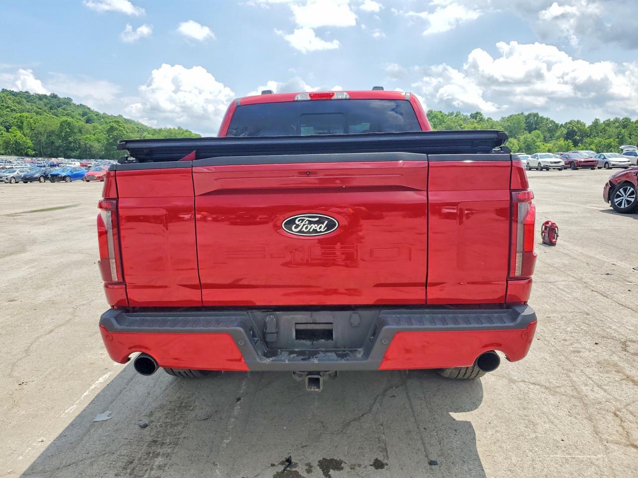 2025 Ford F150 Lariat Red vin: 1FTFW5L56SFA13770