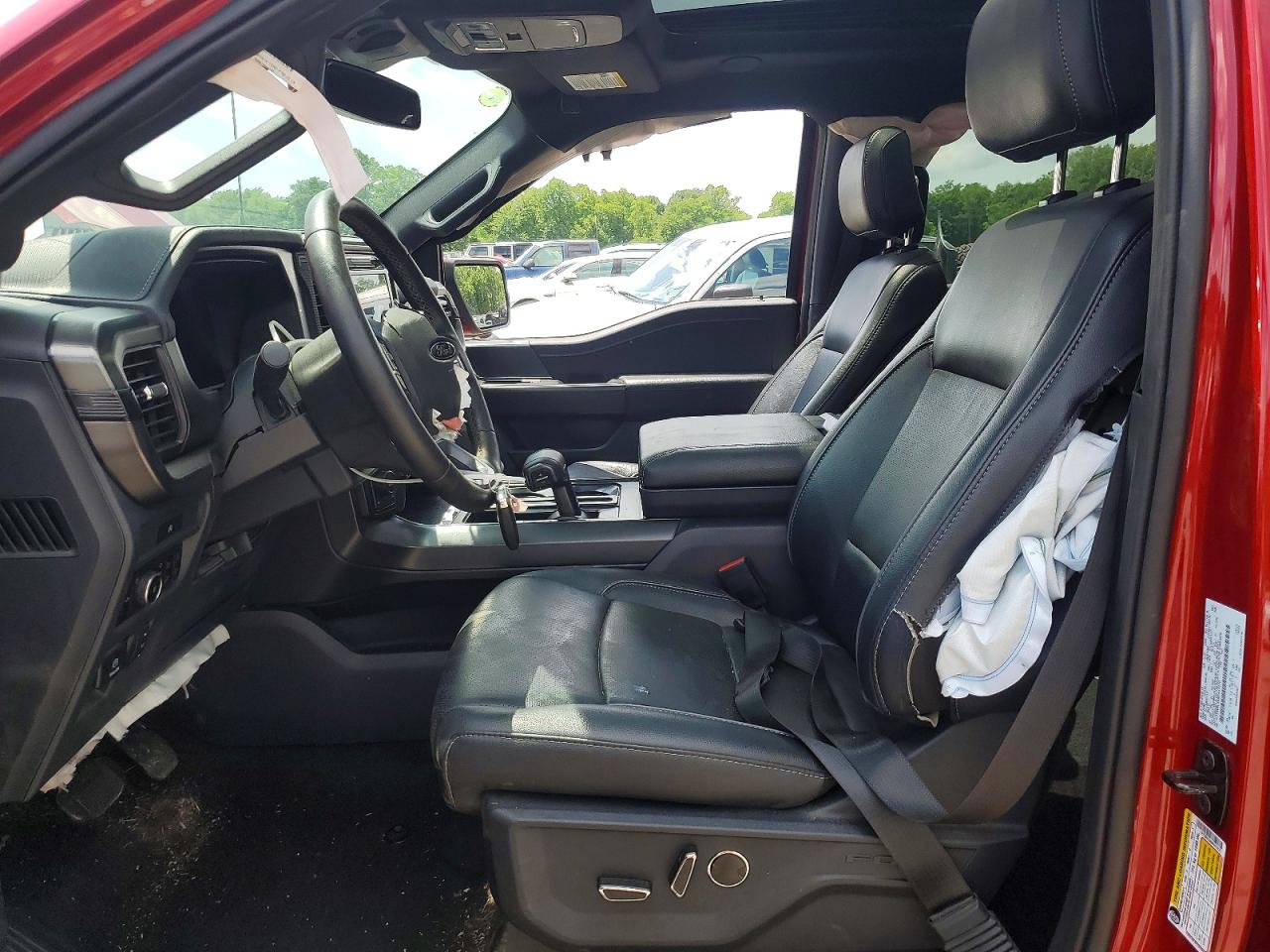 2025 Ford F150 Lariat Red vin: 1FTFW5L56SFA13770