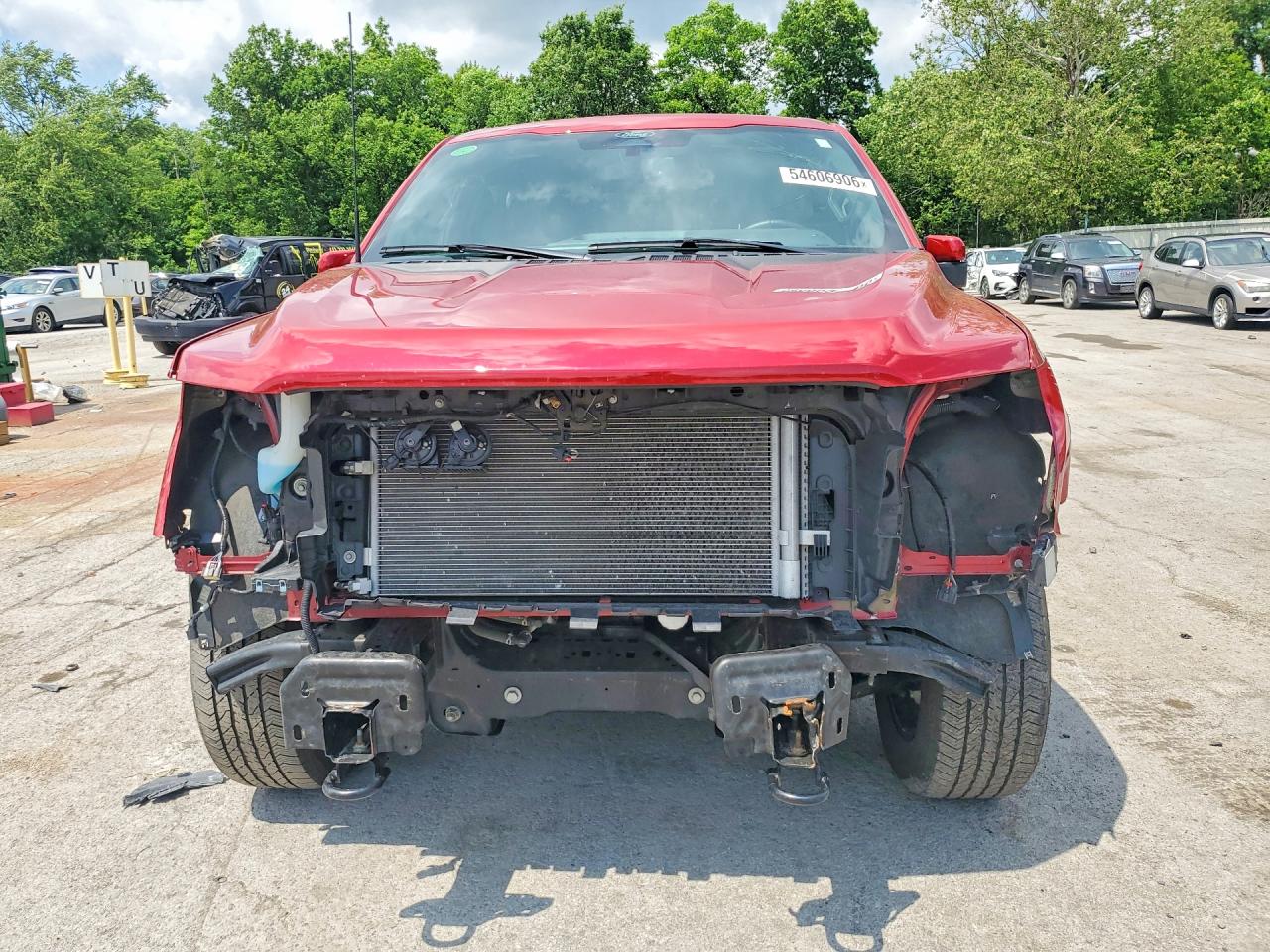 2025 Ford F150 Lariat Red vin: 1FTFW5L56SFA13770