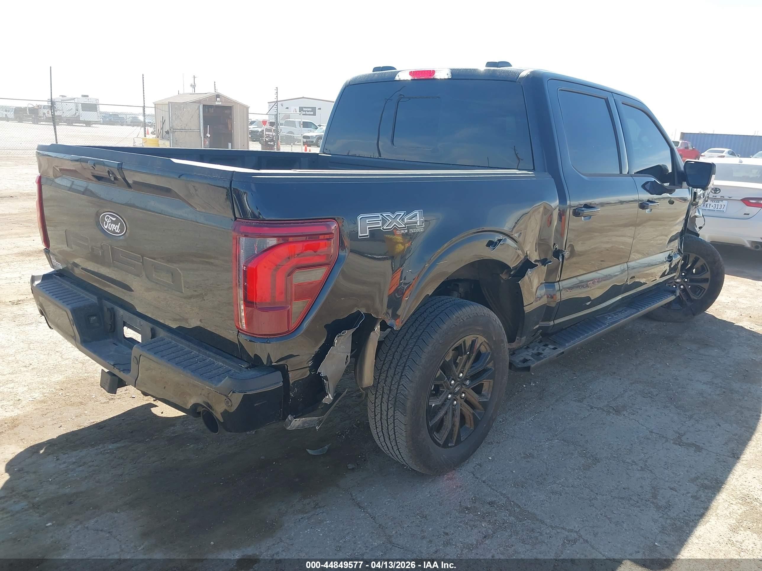 2025 Ford F-150 Lariat Black vin: 1FTFW5L56SFA52410