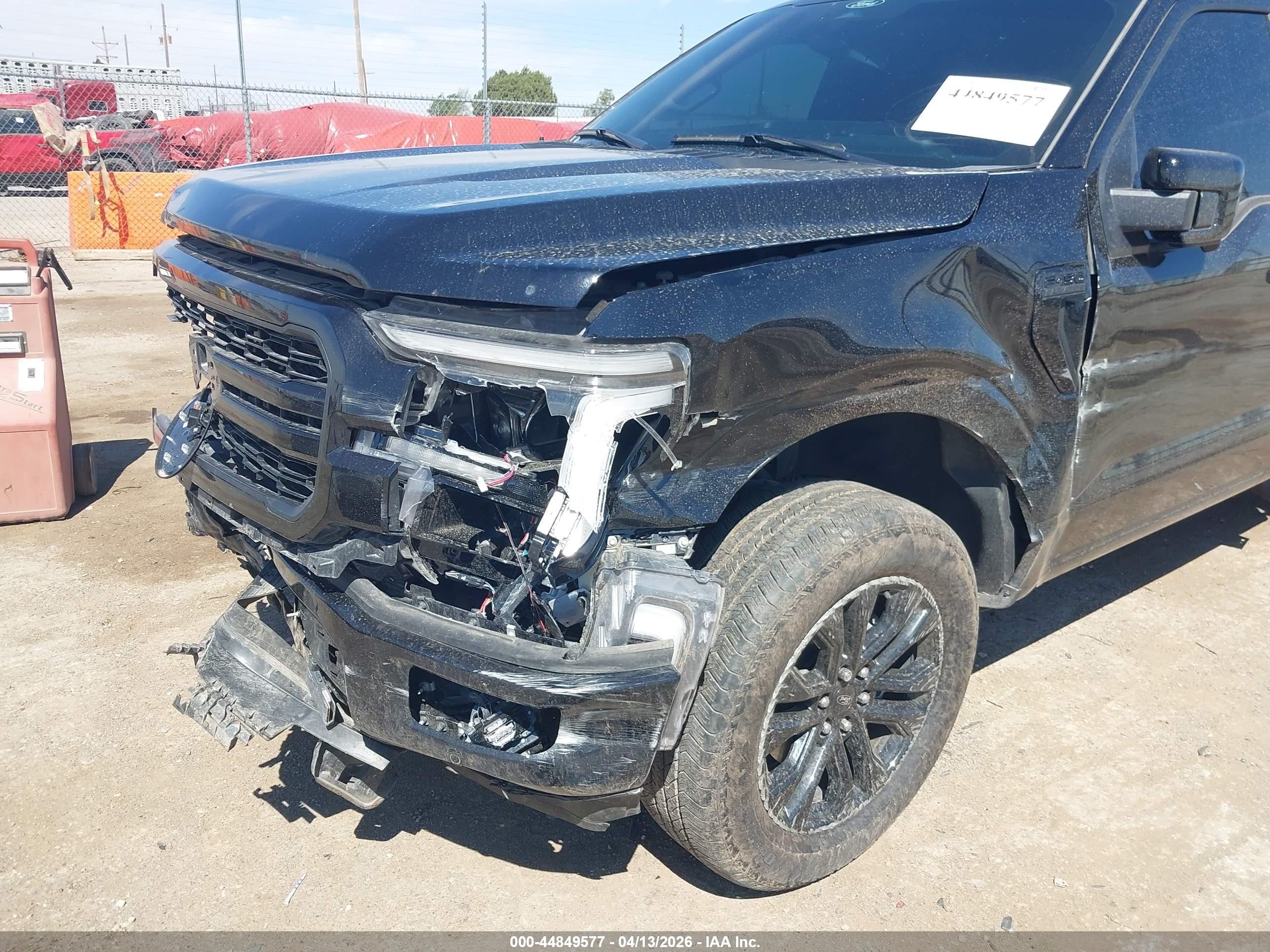 2025 Ford F-150 Lariat Black vin: 1FTFW5L56SFA52410