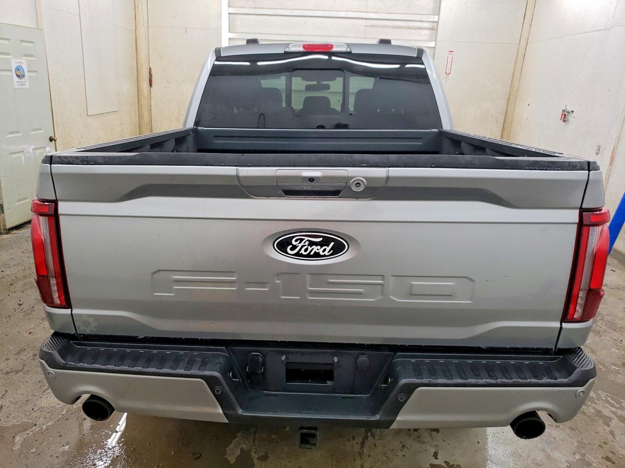 2025 Ford F150 Lariat Silver vin: 1FTFW5L56SKE68982