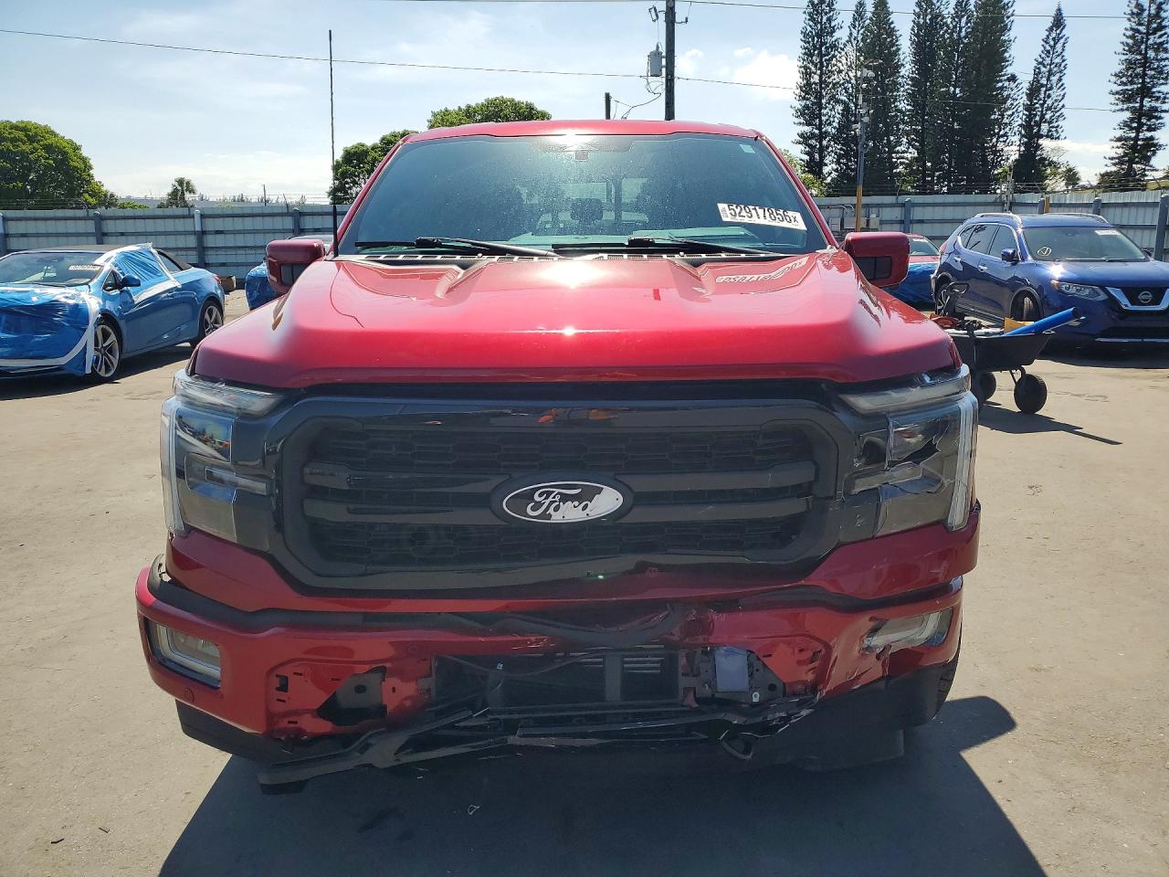 2024 Ford F150 Lariat Красный vin: 1FTFW5LDXRFB74110