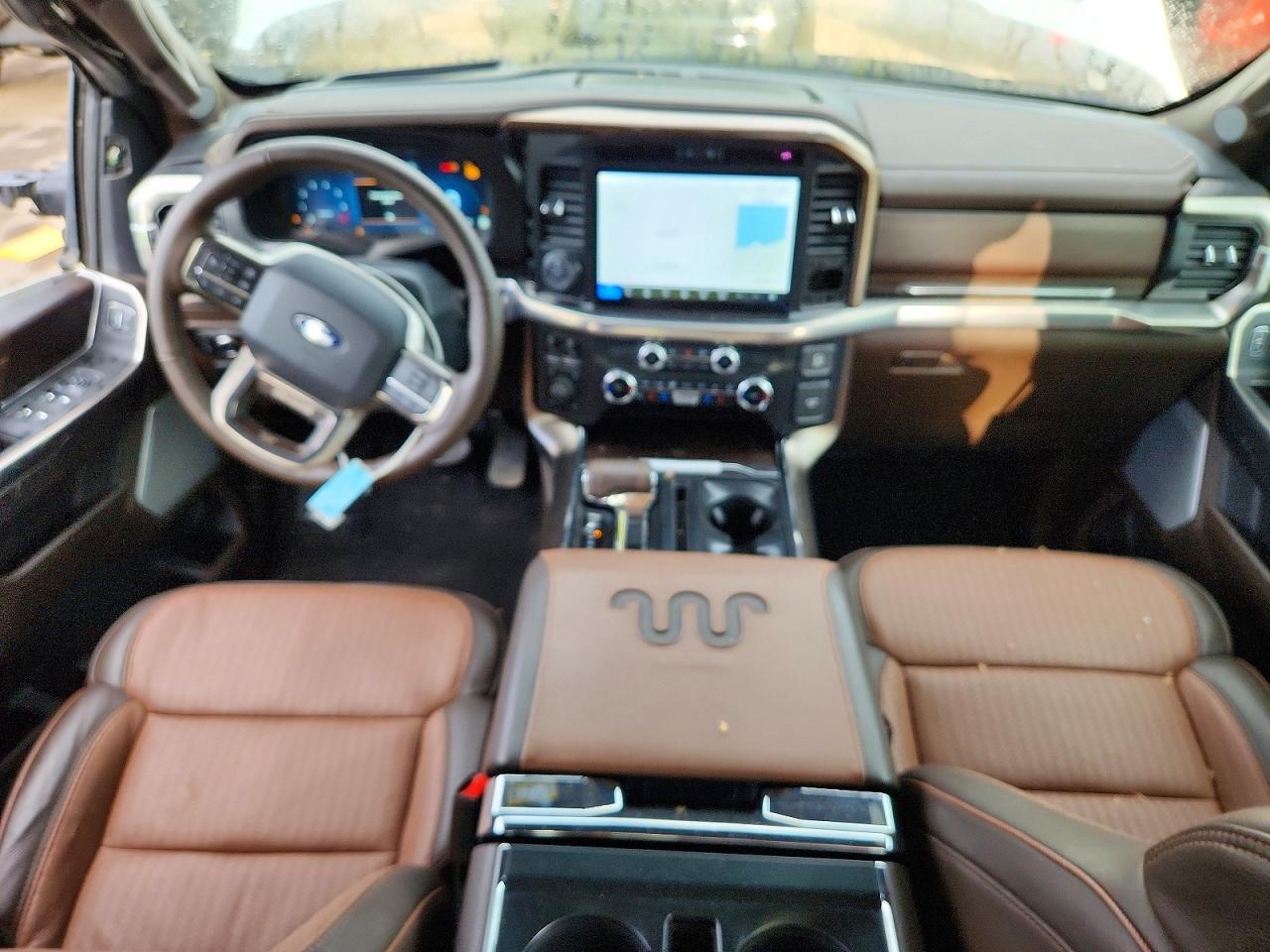 2025 Ford F150 King Ranch White vin: 1FTFW6LD0SFB54699