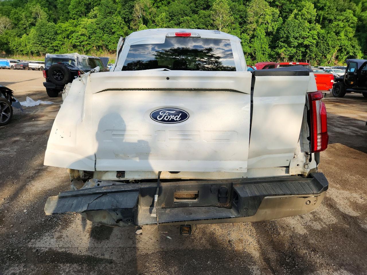 2025 Ford F150 King Ranch White vin: 1FTFW6LD0SFB54699
