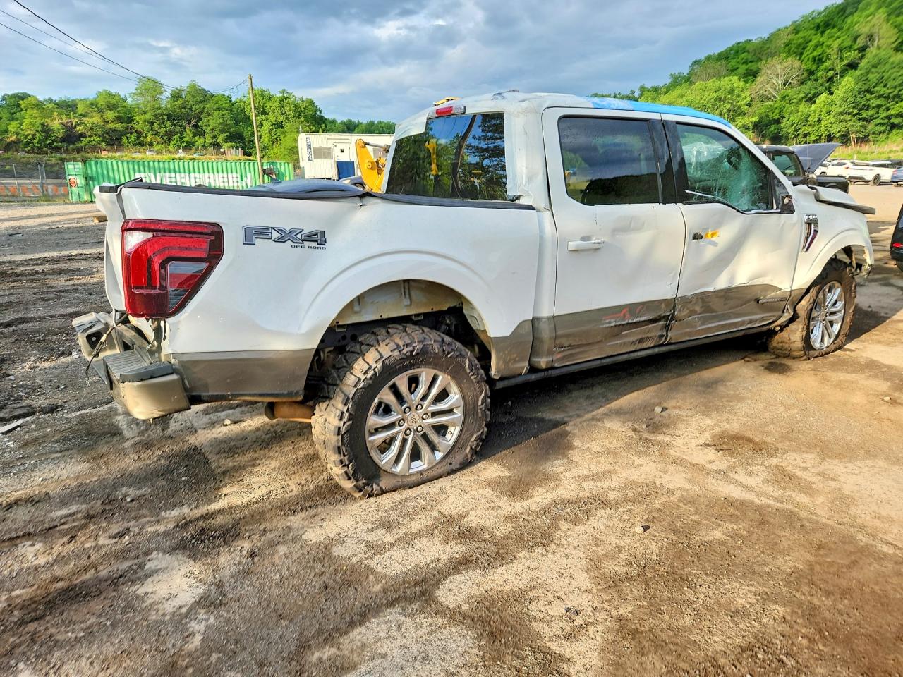2025 Ford F150 King Ranch White vin: 1FTFW6LD0SFB54699