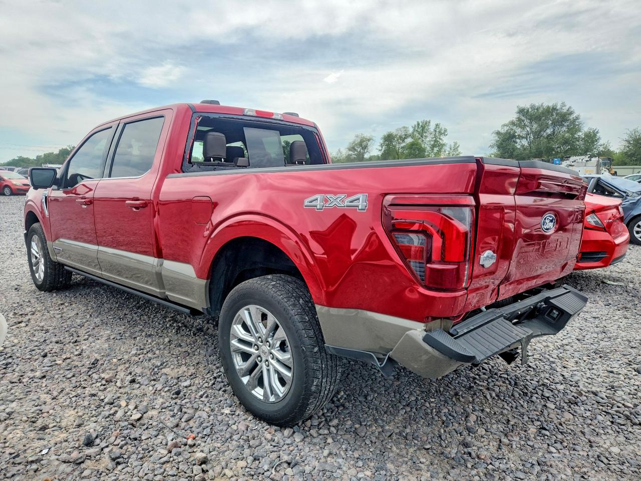 2025 Ford F150 King Ranch Burgundy vin: 1FTFW6LD8SFC09903