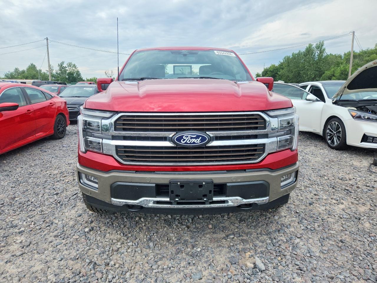 2025 Ford F150 King Ranch Burgundy vin: 1FTFW6LD8SFC09903