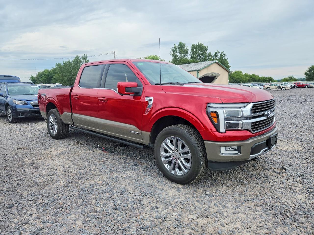 2025 Ford F150 King Ranch Burgundy vin: 1FTFW6LD8SFC09903