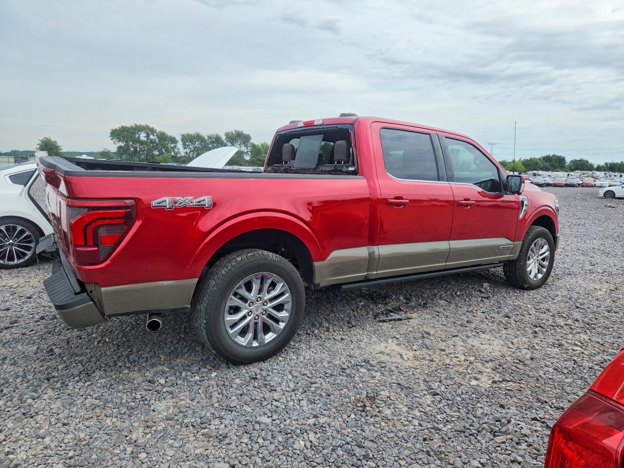 2025 Ford F150 King Ranch Burgundy vin: 1FTFW6LD8SFC09903