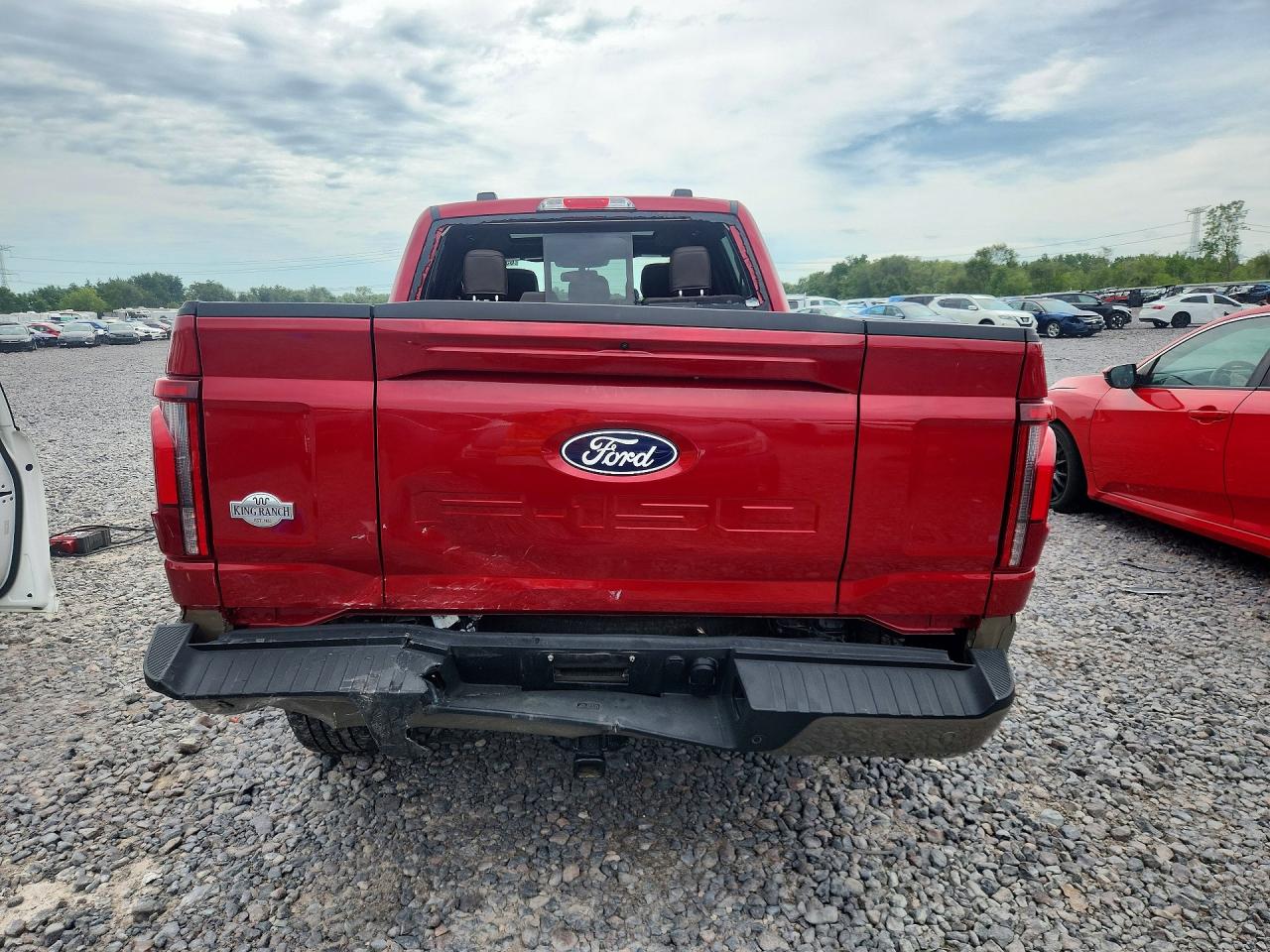 2025 Ford F150 King Ranch Burgundy vin: 1FTFW6LD8SFC09903