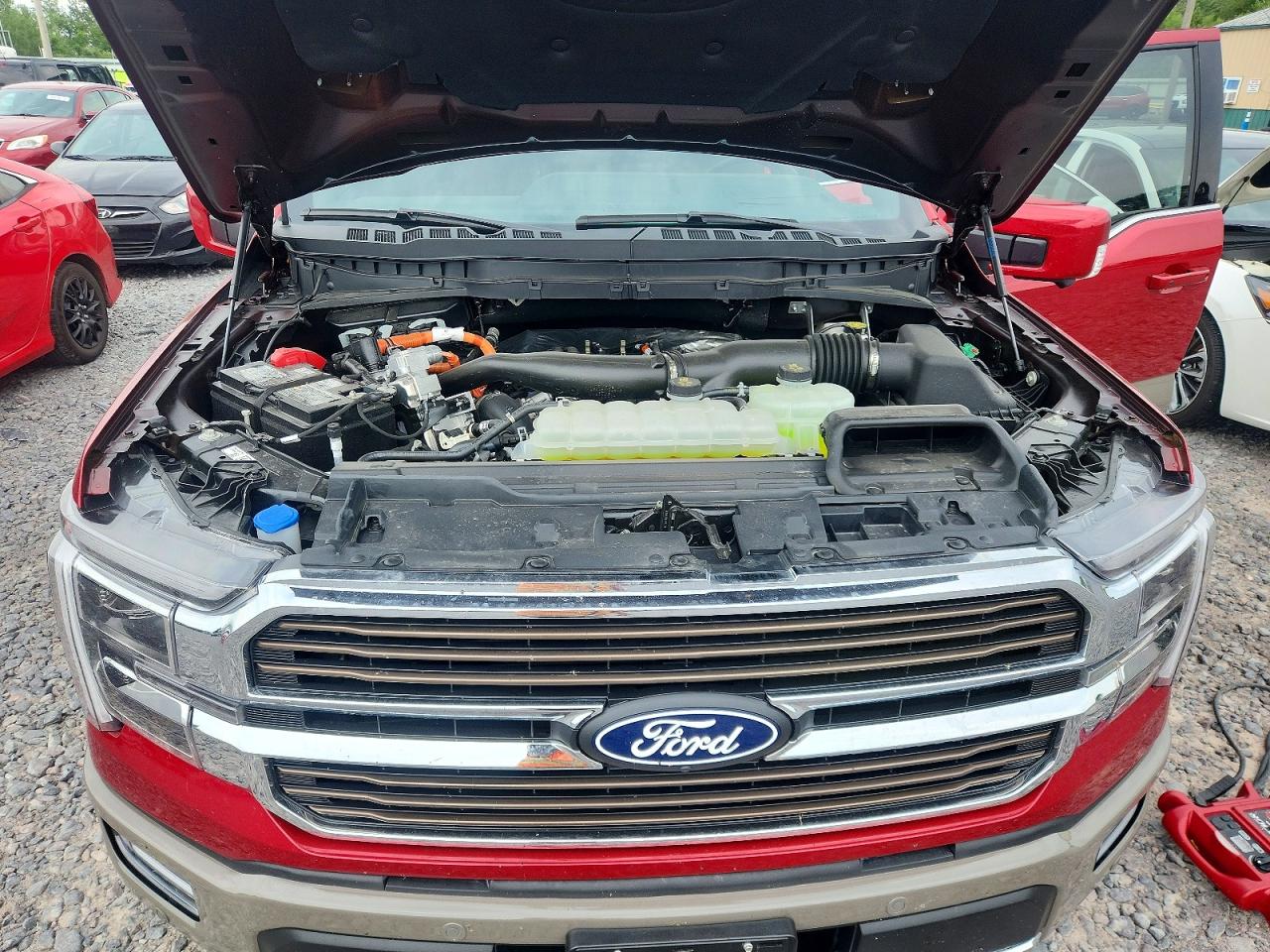 2025 Ford F150 King Ranch Burgundy vin: 1FTFW6LD8SFC09903