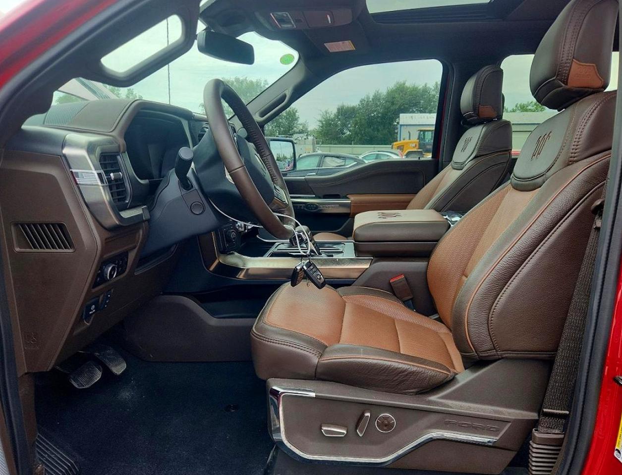 2025 Ford F150 King Ranch Burgundy vin: 1FTFW6LD8SFC09903