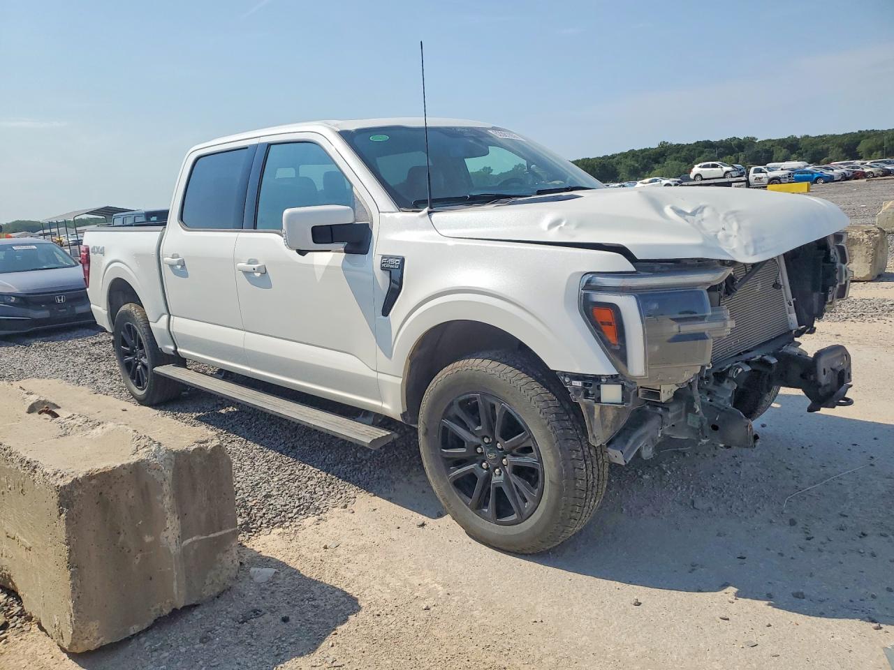 2025 Ford F150 Platinum White vin: 1FTFW7L85SFB28110