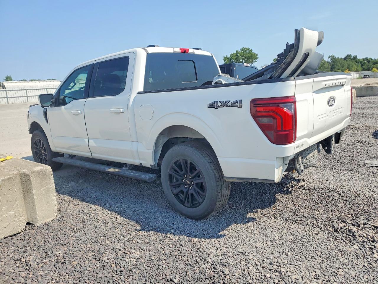 2025 Ford F150 Platinum White vin: 1FTFW7L85SFB28110