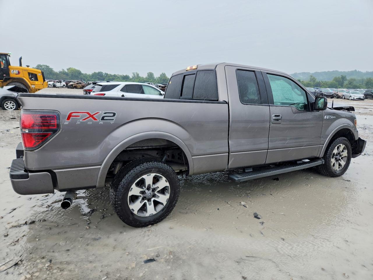 2012 Ford F150 Super Cab Gray vin: 1FTFX1CF0CFB64247