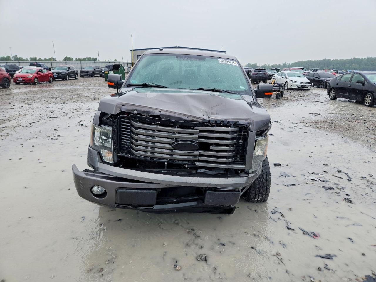 2012 Ford F150 Super Cab Gray vin: 1FTFX1CF0CFB64247