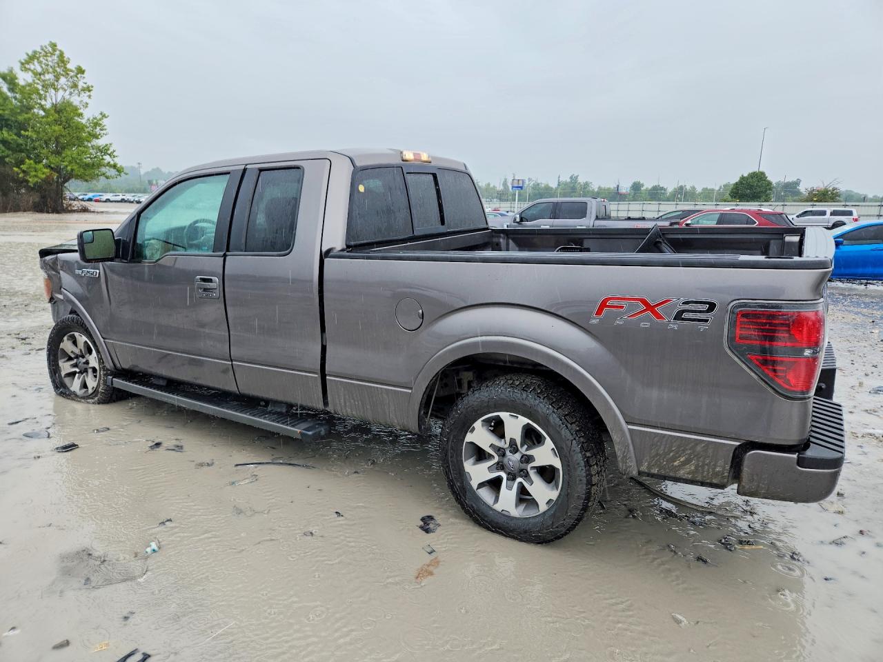 2012 Ford F150 Super Cab Gray vin: 1FTFX1CF0CFB64247