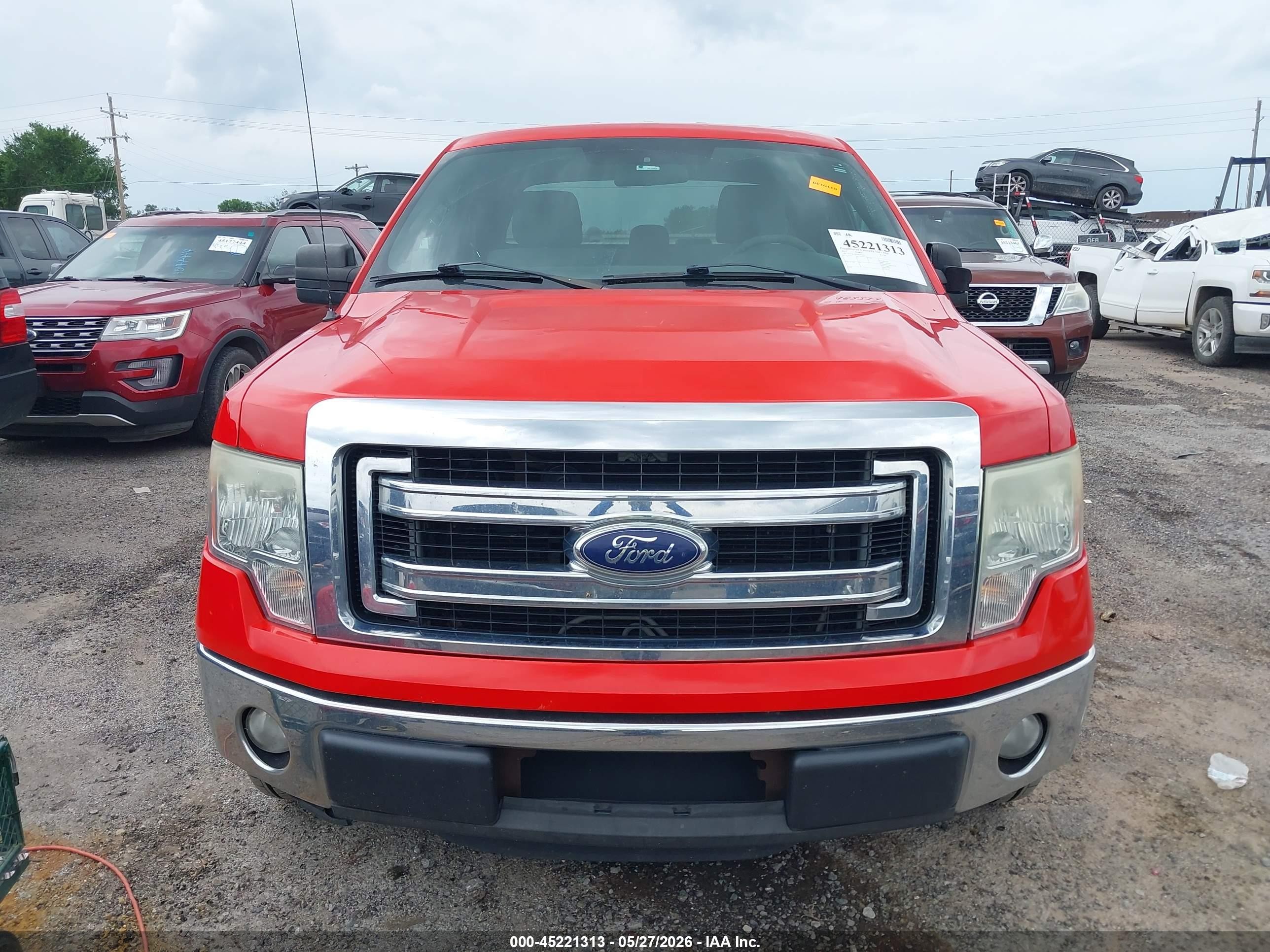 2013 Ford F-150 Xlt Red vin: 1FTFX1CF0DFB31931