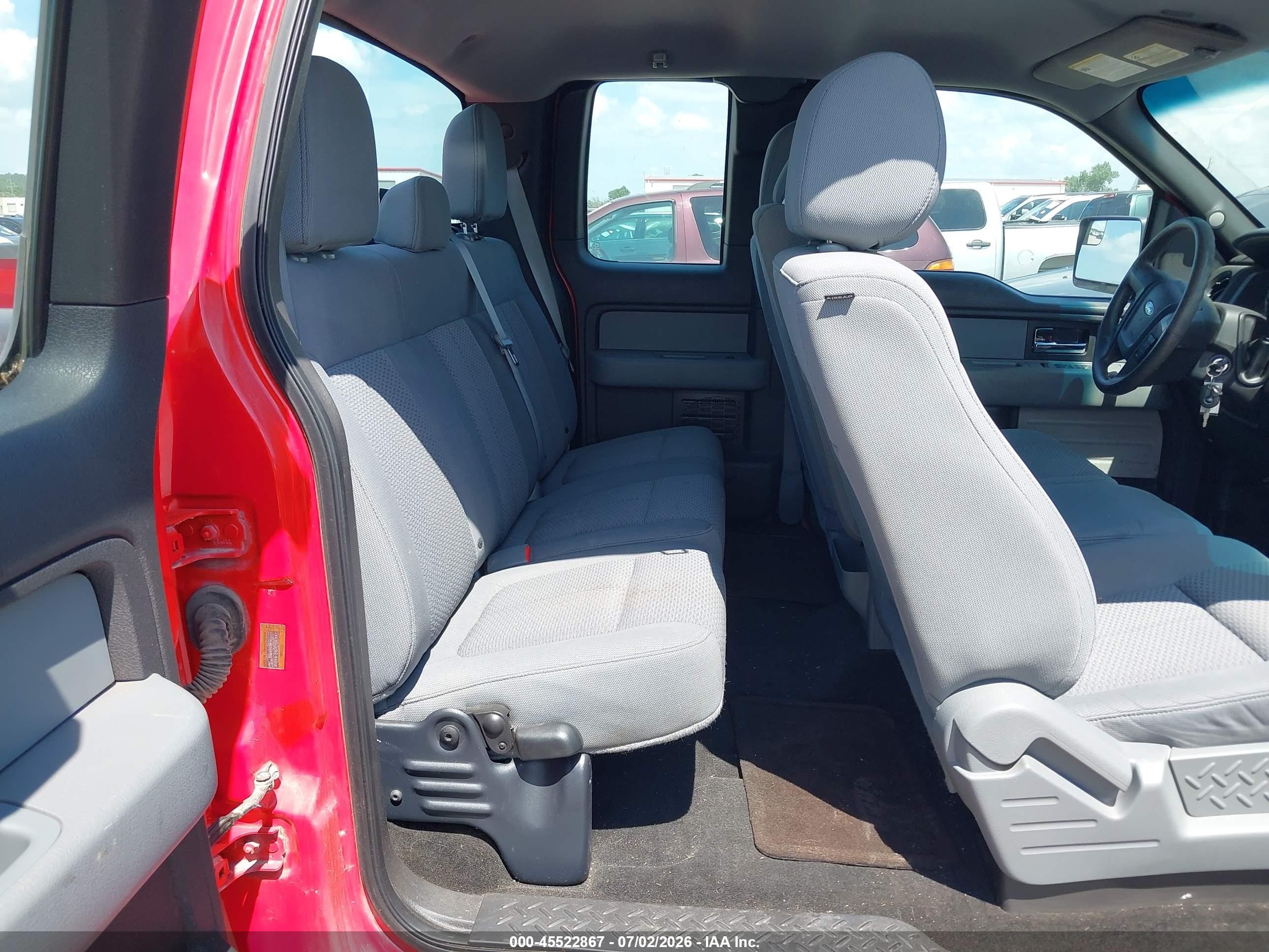 2013 Ford F-150 Fx2/lariat/stx/xl/xlt Red vin: 1FTFX1CF0DFD10874