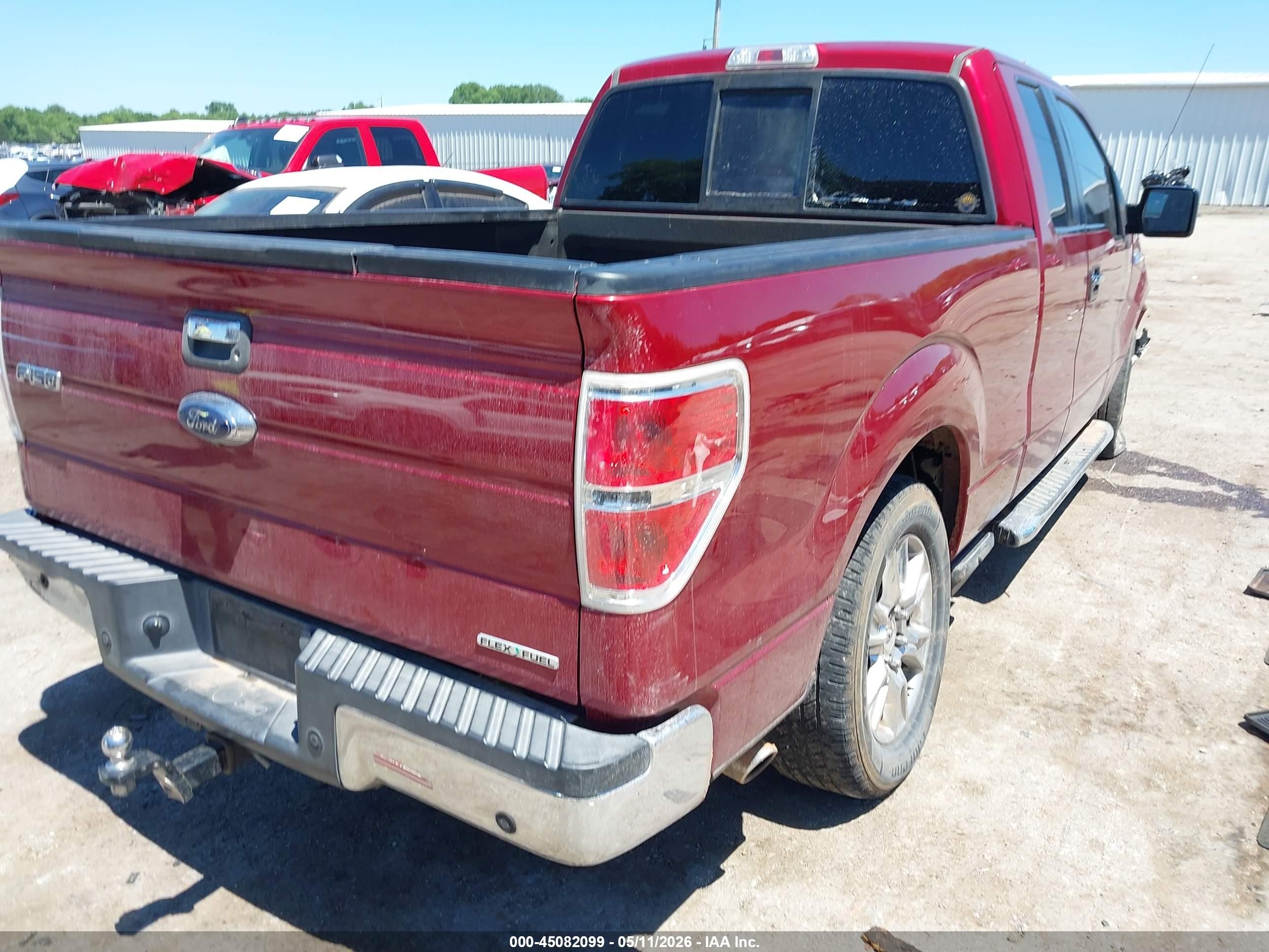 2013 Ford F-150 Xlt Red vin: 1FTFX1CF0DFD27111