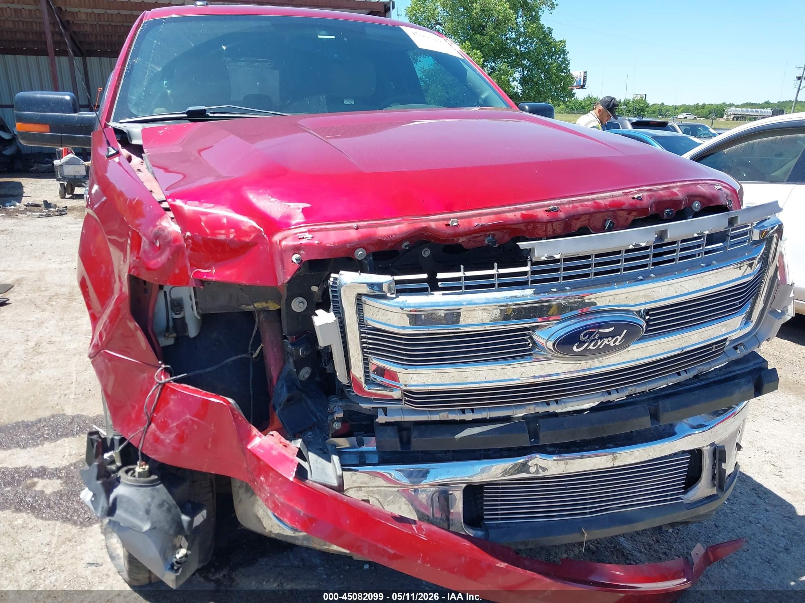 2013 Ford F-150 Xlt Red vin: 1FTFX1CF0DFD27111