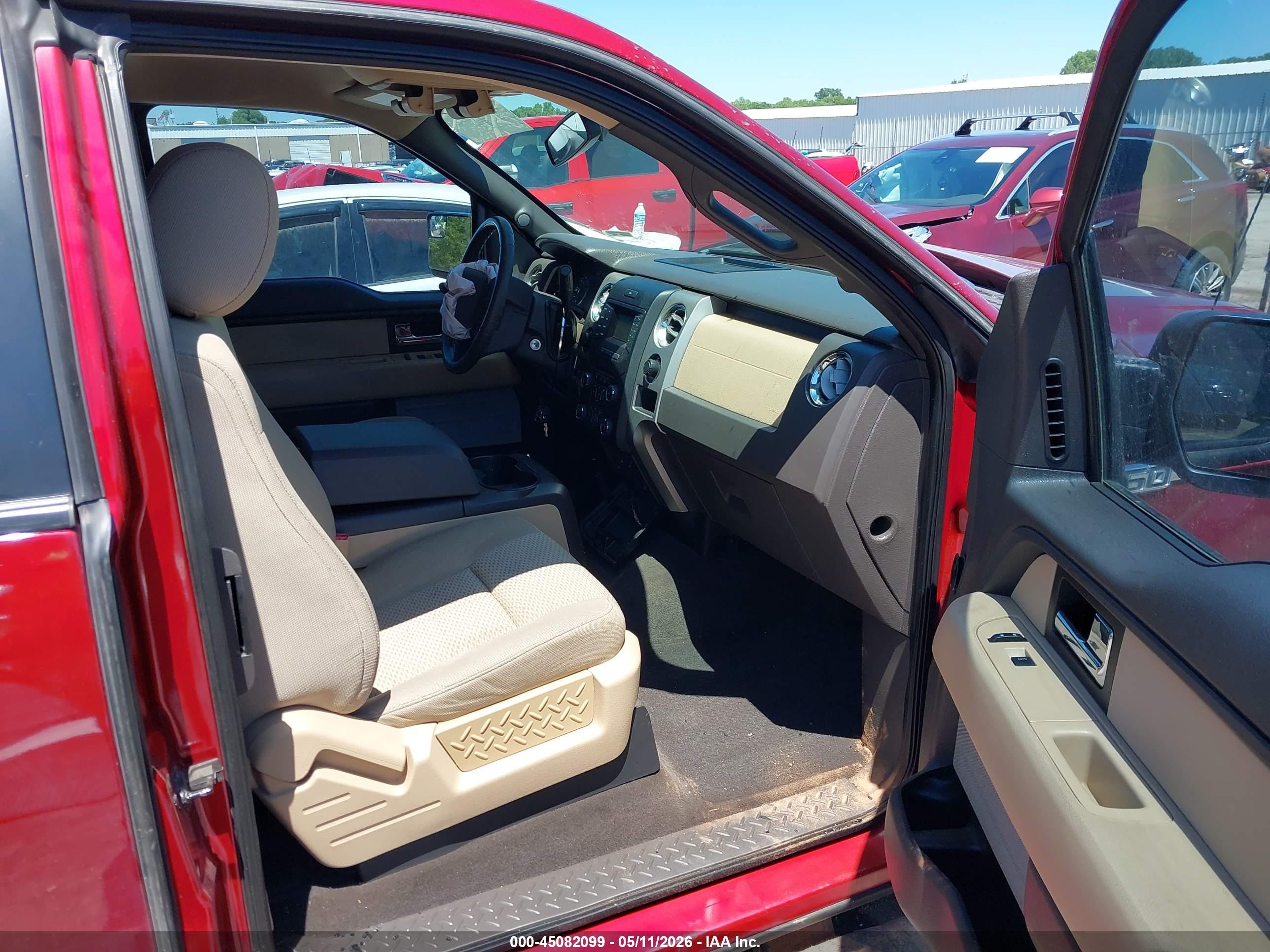 2013 Ford F-150 Xlt Red vin: 1FTFX1CF0DFD27111