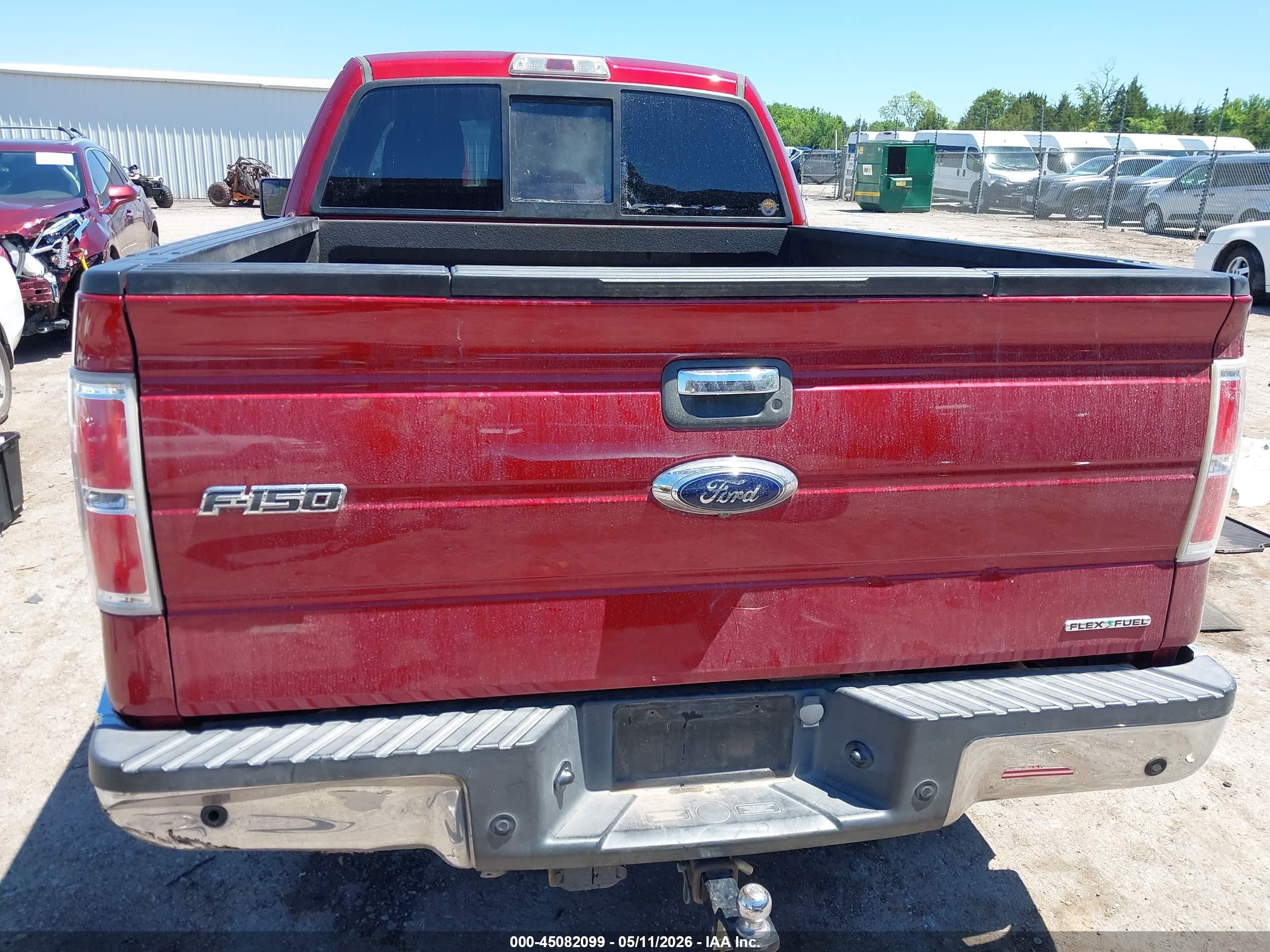 2013 Ford F-150 Xlt Red vin: 1FTFX1CF0DFD27111