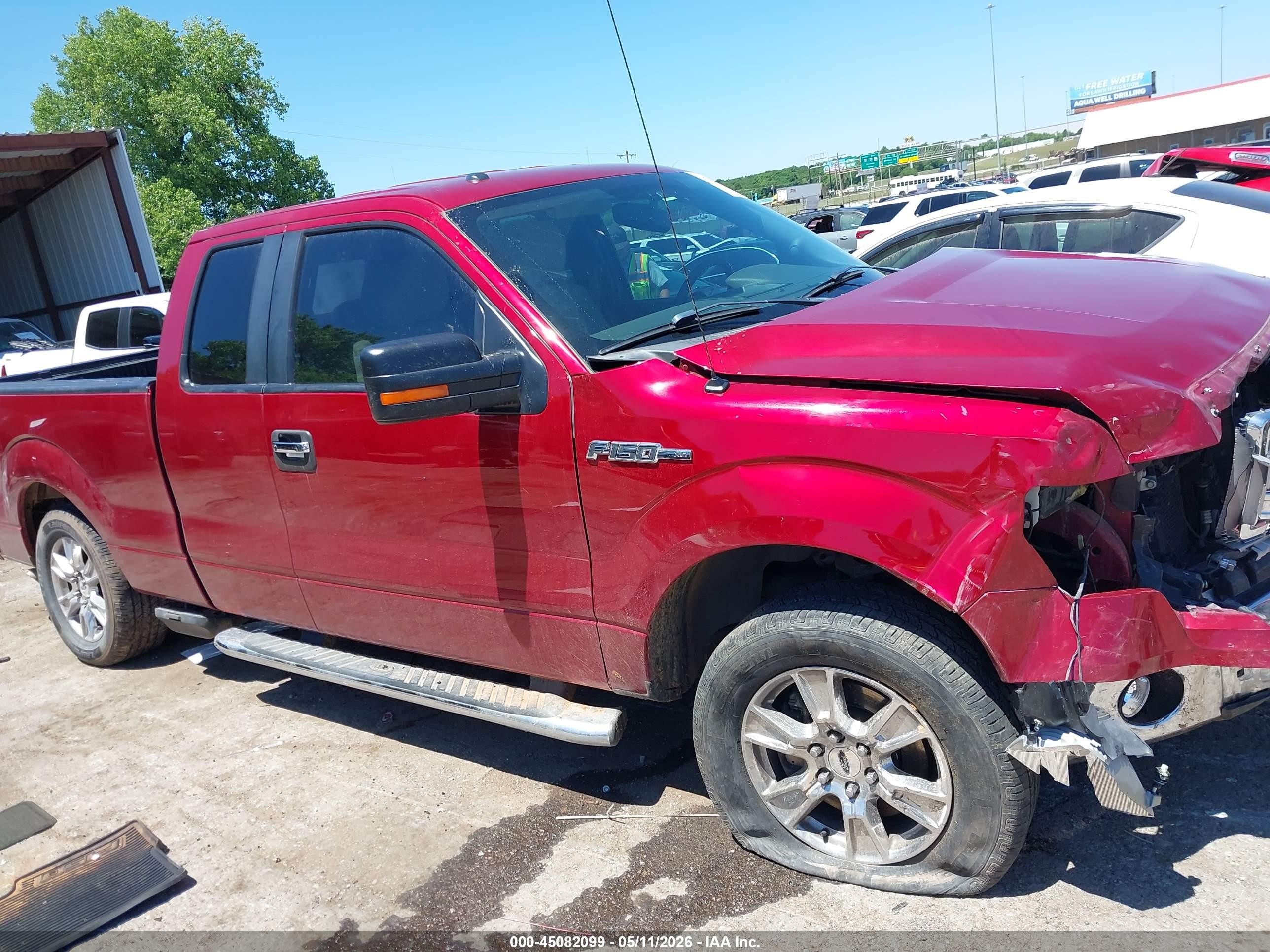 2013 Ford F-150 Xlt Red vin: 1FTFX1CF0DFD27111