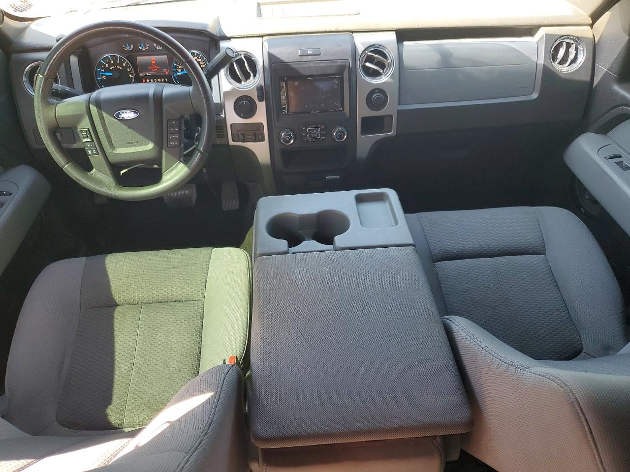 2013 Ford F150 Super Cab Green vin: 1FTFX1CF0DKF97298