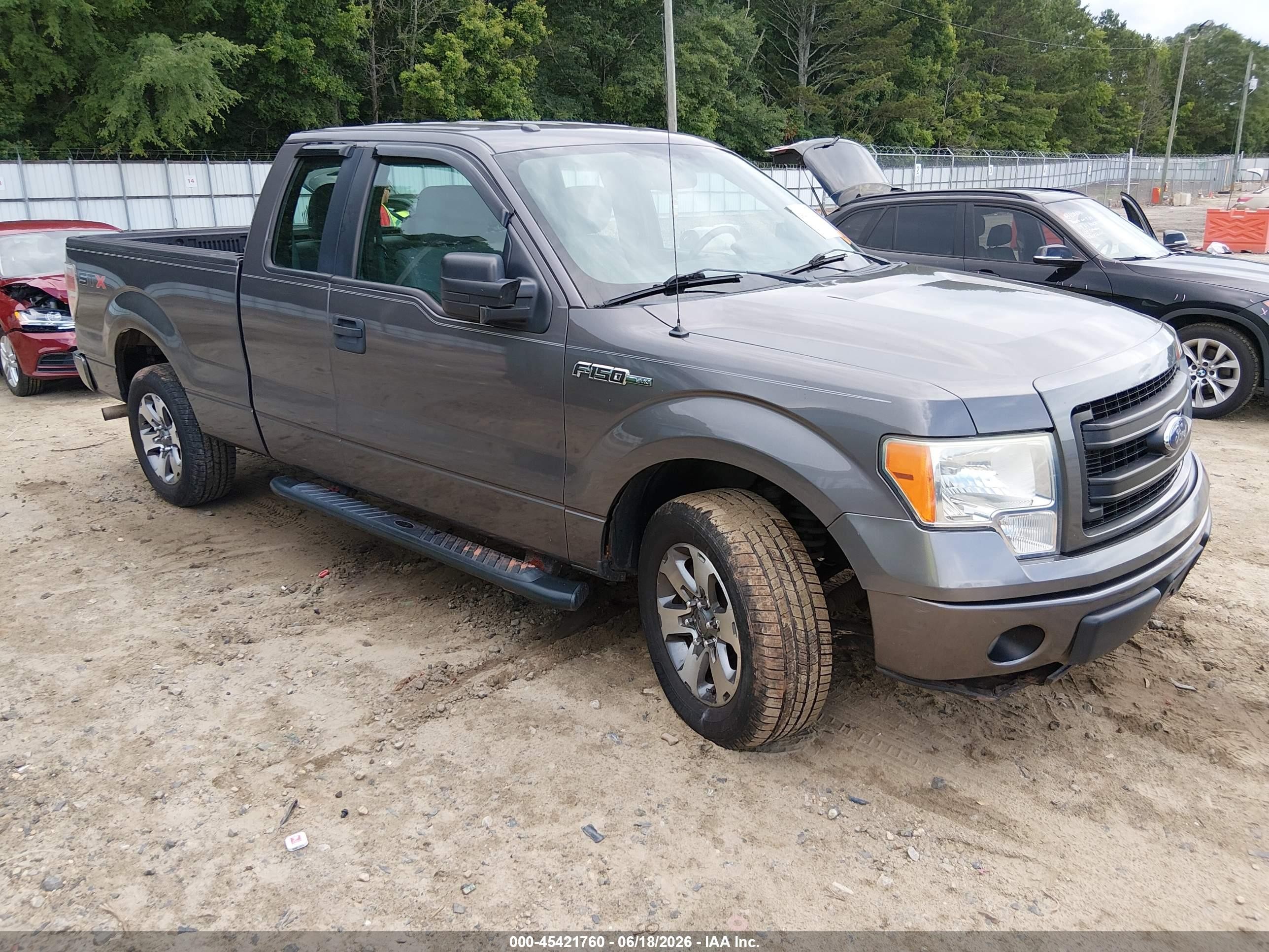 2013 Ford F-150 Stx Gray vin: 1FTFX1CF0DKG16643