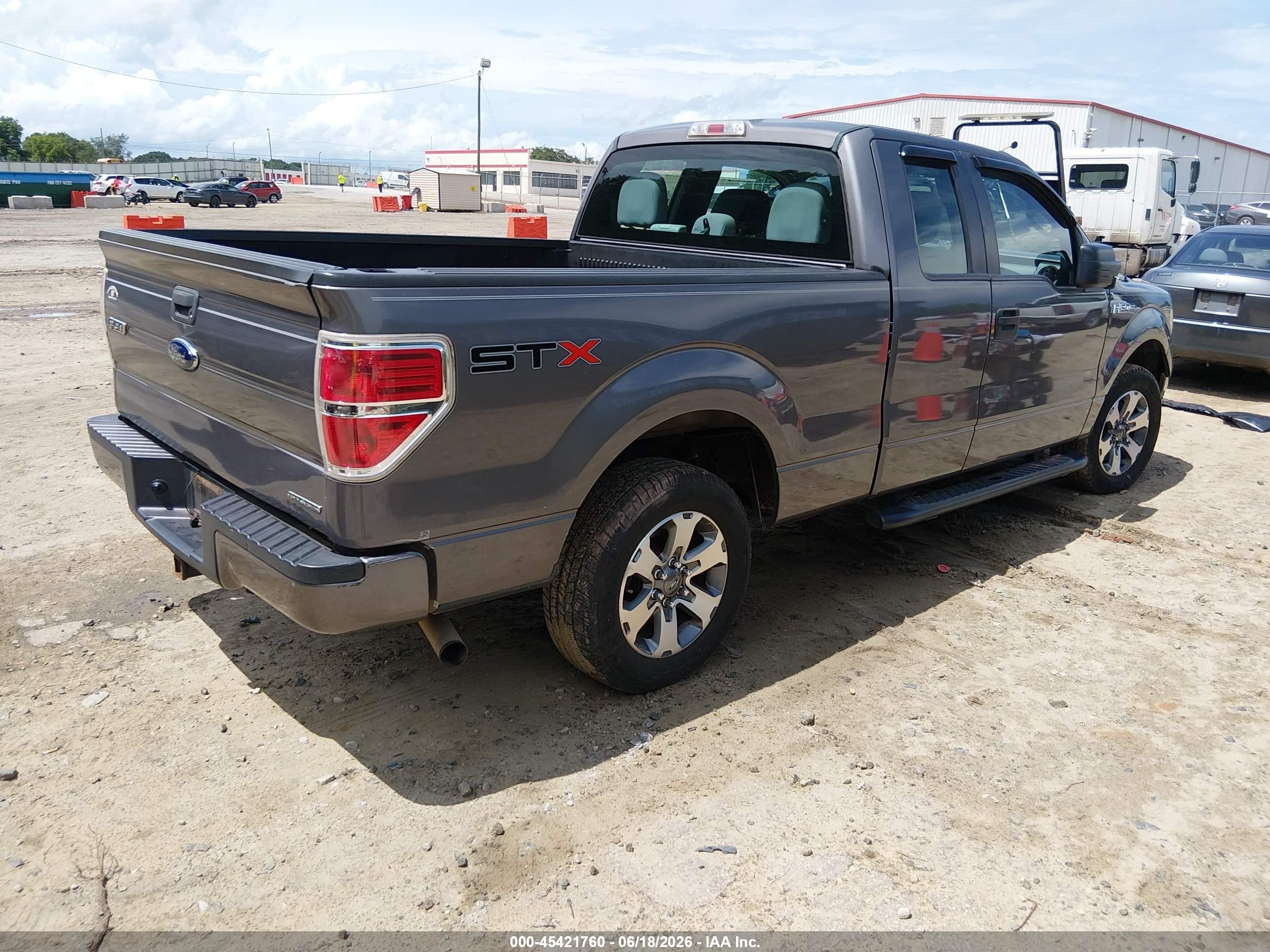 2013 Ford F-150 Stx Gray vin: 1FTFX1CF0DKG16643
