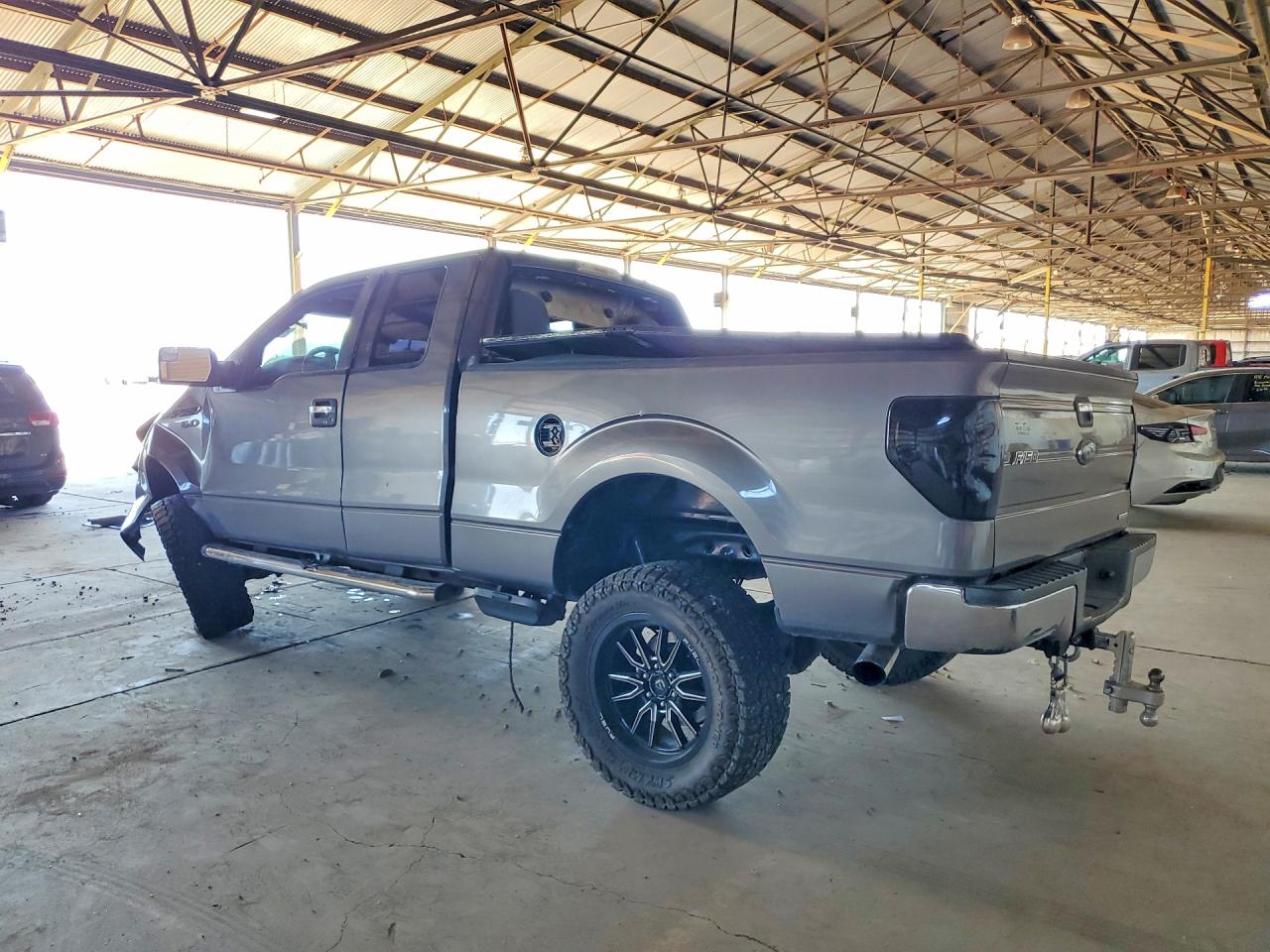 2013 Ford F150 Super Cab Gray vin: 1FTFX1CF0DKG51831