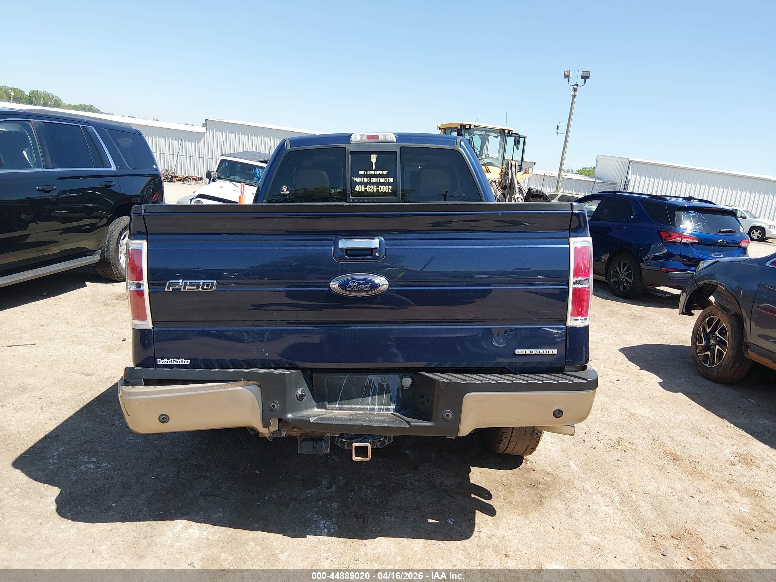 2014 Ford F-150 Lariat Blue vin: 1FTFX1CF0EFB46673