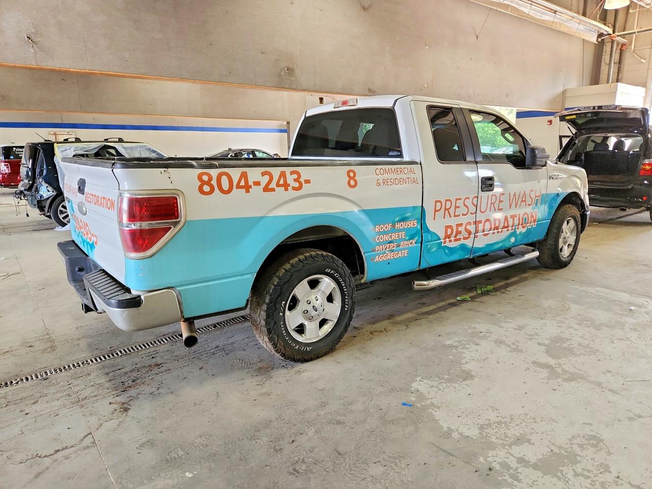 2011 Ford F150 Super Cab White vin: 1FTFX1CF1BFB25066