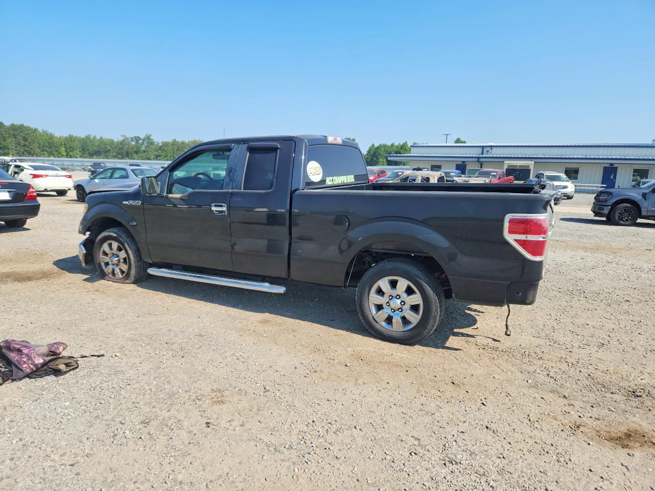 2011 Ford F150 Super Cab Black vin: 1FTFX1CF1BFB29151