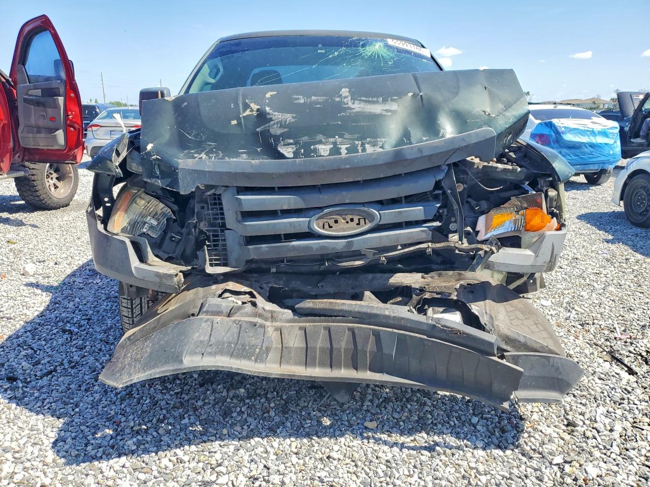 2012 Ford F150 Super Cab Green vin: 1FTFX1CF1CKE40314
