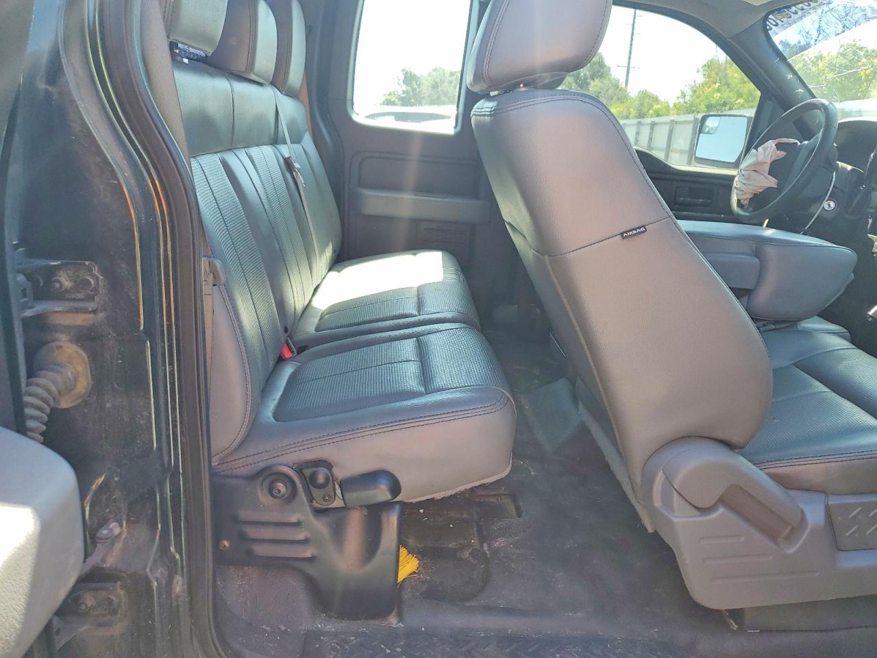 2012 Ford F150 Super Cab Green vin: 1FTFX1CF1CKE40314