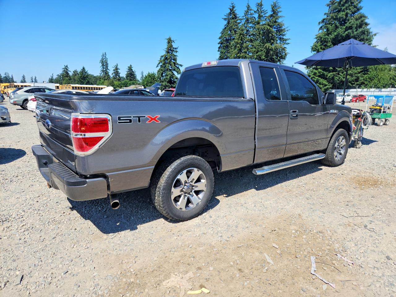 2013 Ford F150 Super Cab Серебряный vin: 1FTFX1CF1DFC61572