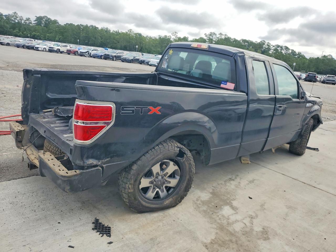 2013 Ford F150 Super Cab Black vin: 1FTFX1CF1DKG39302