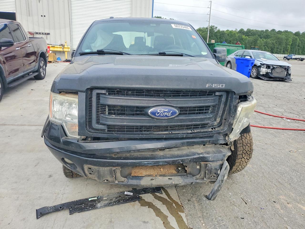 2013 Ford F150 Super Cab Black vin: 1FTFX1CF1DKG39302